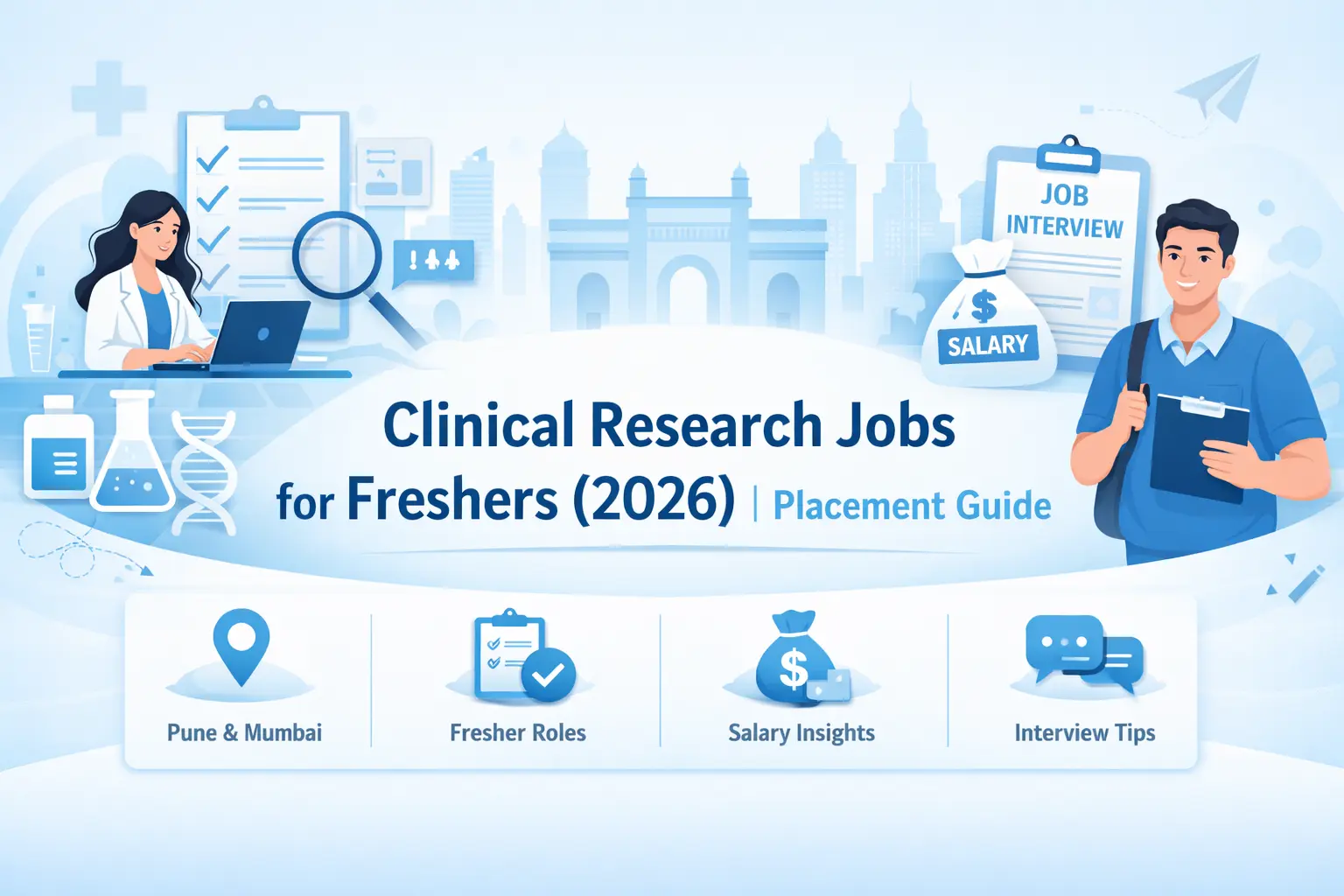 Clinical Research Jobs for Freshers (2026) | Placement Guide